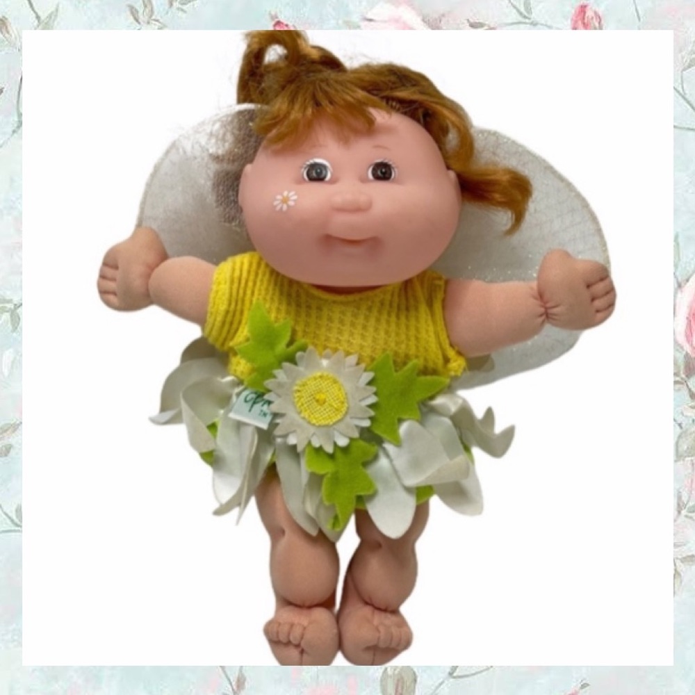 Vintage Cabbage Patch Kids Daisy Mini  Doll Rare Cabbage Patch Dolls Fairy Core